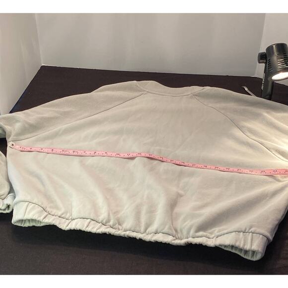 Mint Green Sweatshirt XL Extra Large 100% cotton - Picture 5 of 7